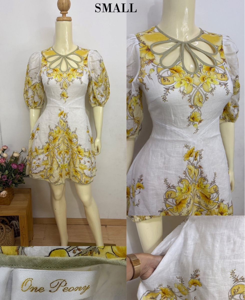 Vestiti: Floral Linen Blend Dress – Usato da St.Josefen venduto da lop_lh8d 1