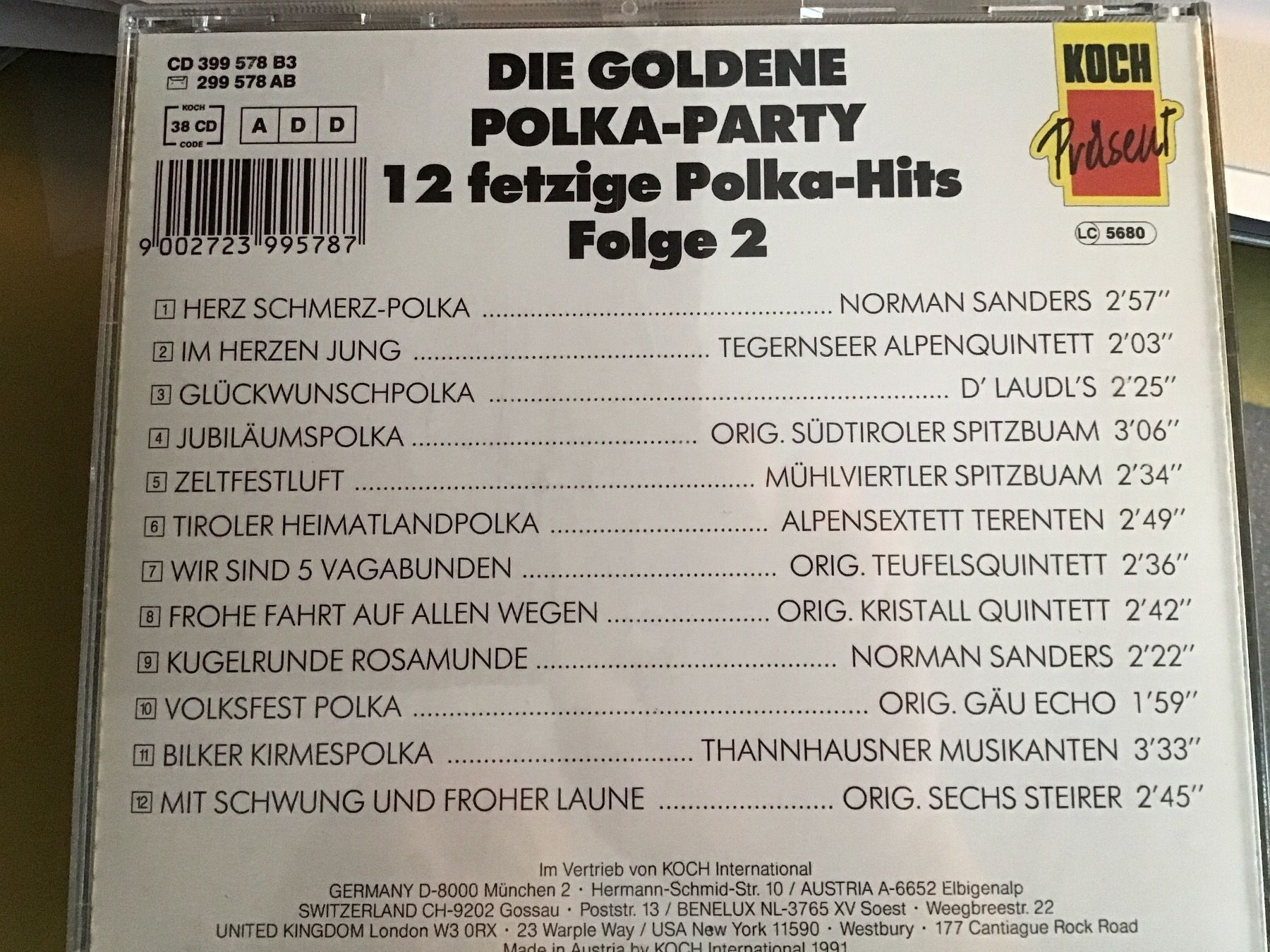CD: Die Goldene Polka Party – Usato da Thierachern venduto da sweden08 1