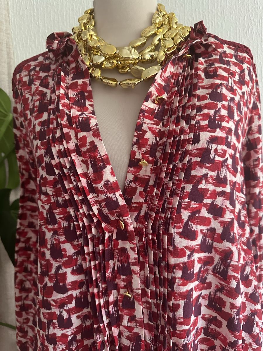 Kate Spade Vestiti: Robe Kate Spade imprimé abstrait rouge/blanc taille S – Nuovo (secondo la descrizione) da Châtelaine venduto da Alexandra.jankowski 1