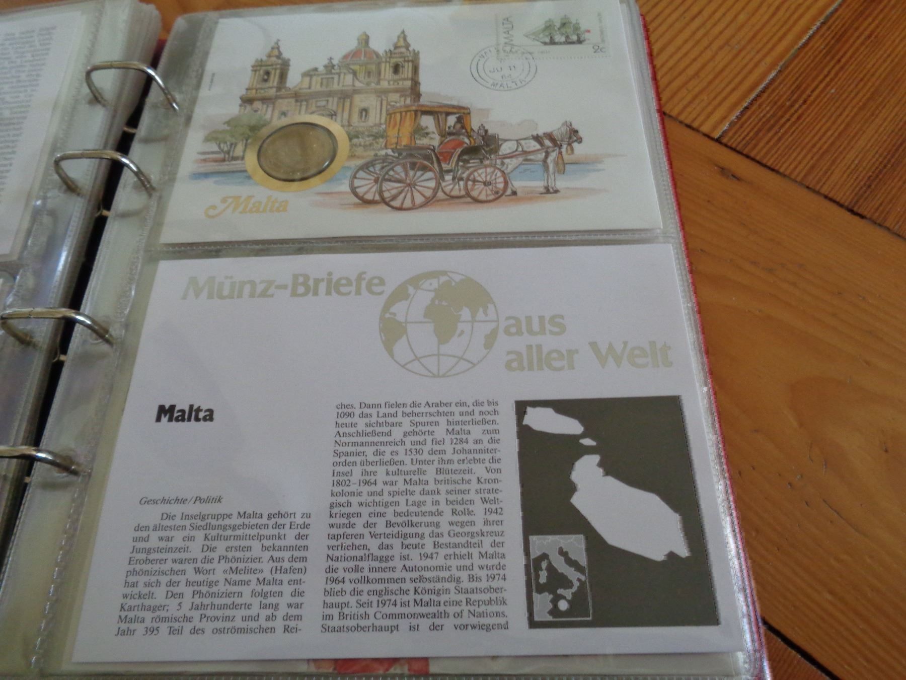 Tutti le monete: Münzbrief Malta – Usato da Olten venduto da Disc-Verkauf