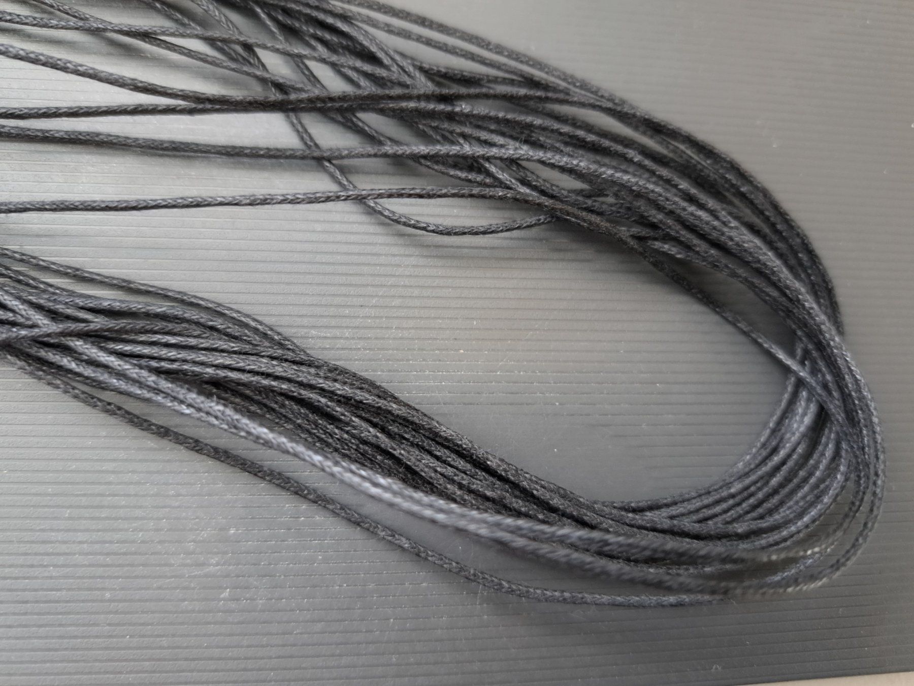 Ketten: Kette Mehrstrang cord  schwarz, 45cm – Neu (gemäss Beschreibung) aus Alpnachstad von perlengaby 1