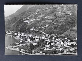 AK Gerra Gambarogno Lago Maggiore Aerofoto