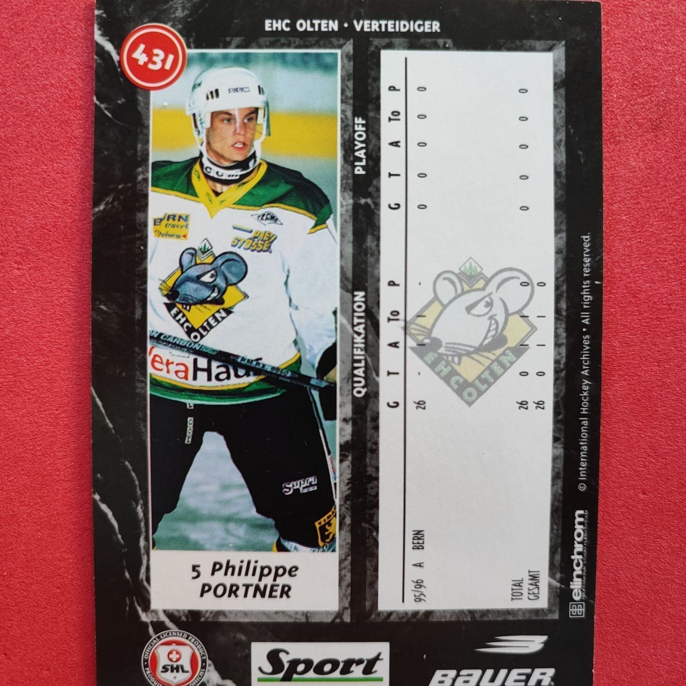 Sammelbilder & Trading cards: Philippe Portner - EHC OLTEN - 1996/97 – Gebraucht aus Dübendorf von kb86_MOVIE 1