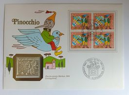 Numisbrief Pinocchio mit Silbermedaille ab 1 Fr. !!