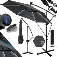 KESSER Sonnenschirm LED ∅350cm anthrazit