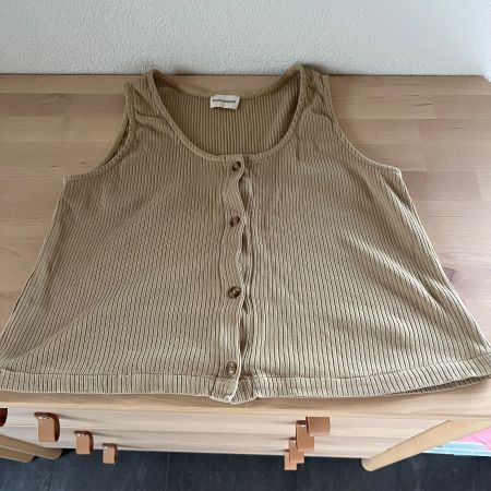 Poudre Organic Top Dille Olive Gray L / Olive Gray Neuwertig