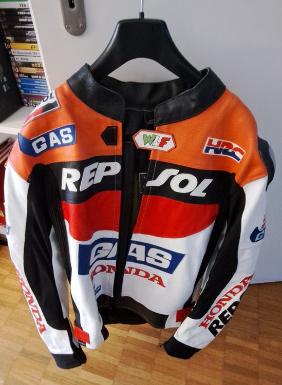 Leather Jacket Motorradjacke Honda Repsol Entdecke Die Marc