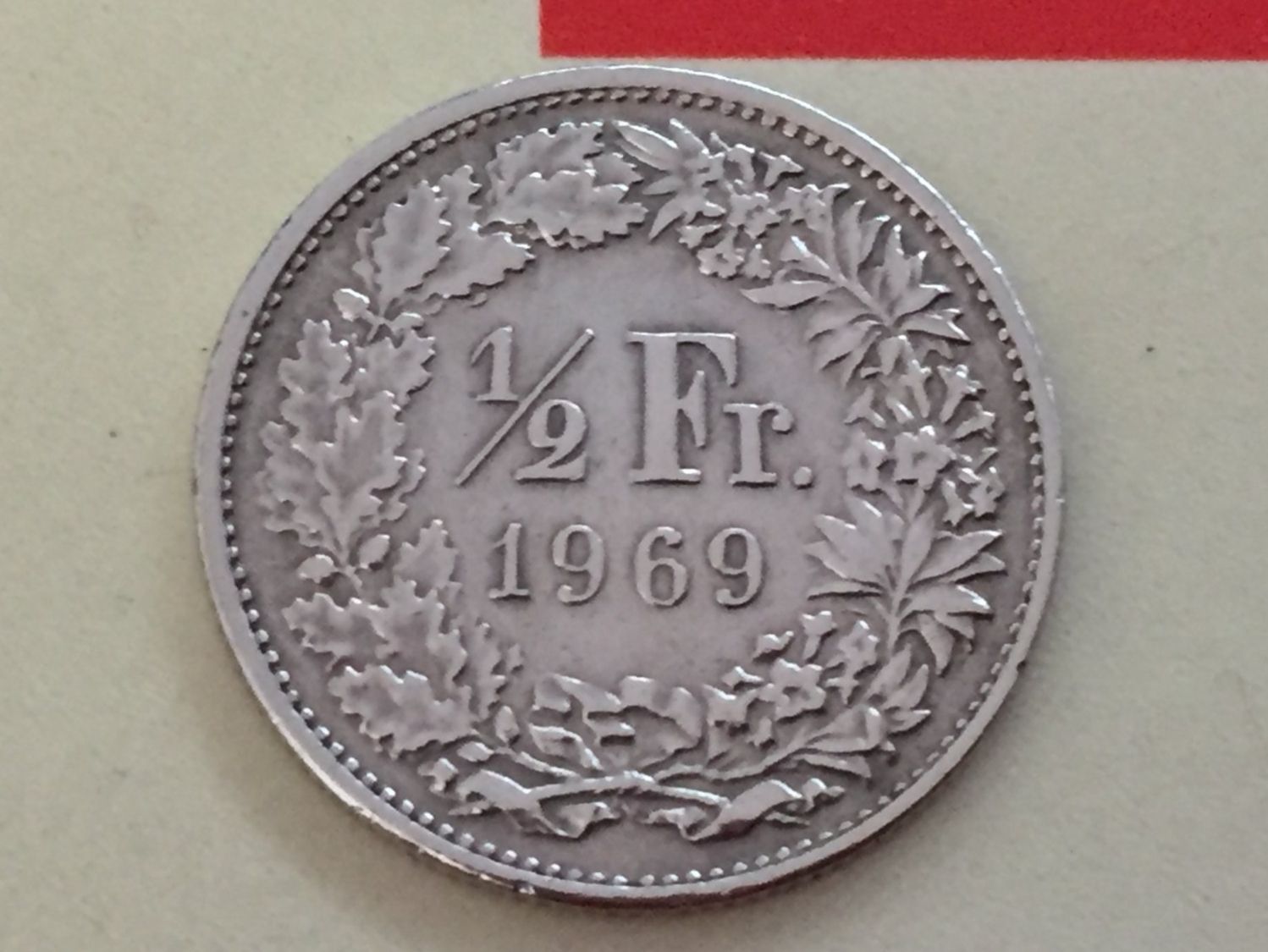 Alle Münzen: 1/2 Franken 1969 B + 1969 oMz – Gebraucht aus Elsau von herbybay 2