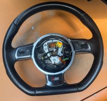 Audi A3 8P abgeflachtes S-Line Lederlenkrad mit Schaltwippen