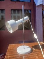 Weisse Spot-Tischlampe, 70er Jahre