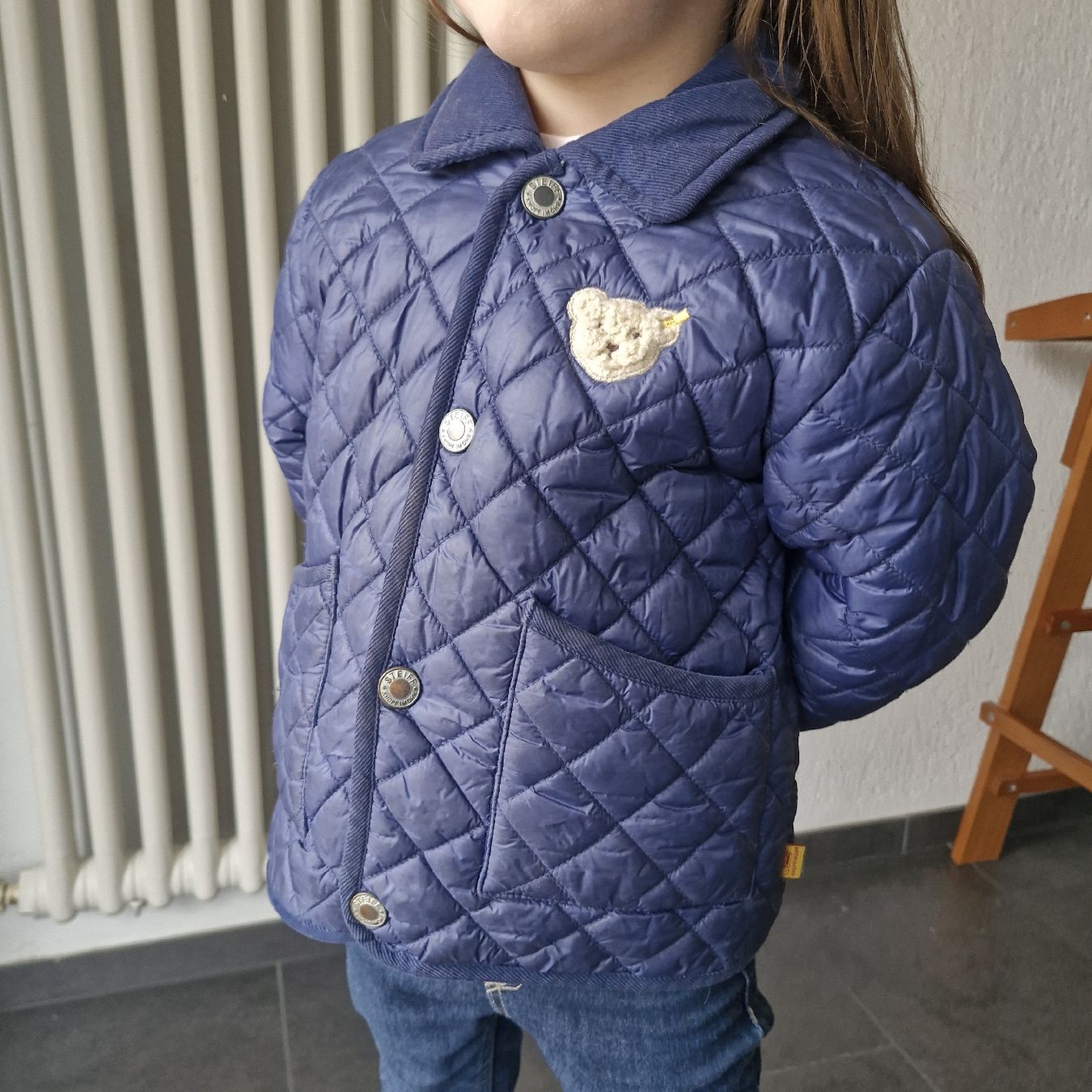 Jacken & Mäntel: Steiff Blaue Steppjacke Übergangsjacke Gr. 98 – Gebraucht aus Forch von nadinepalermo