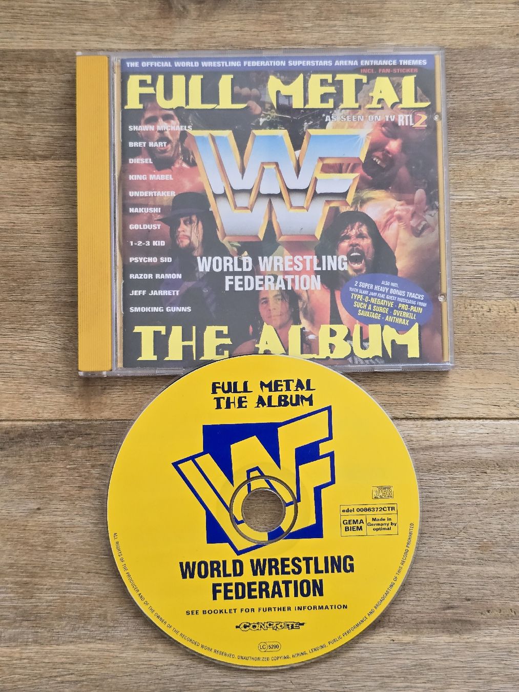 CD: WWF Full Metal the Album CD – Usato da Güttingen venduto da Odhin