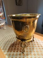 Art Deko Jardiniere aus Messing um 1930j Top Zustand