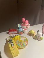 Sanrio Figuren Set Hello Kitty, Pompompurin, Pochacco