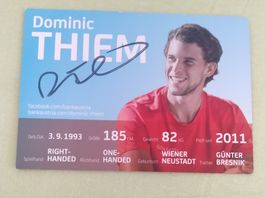 Dominic Thiem  OE Tennis-Spieler original signiert