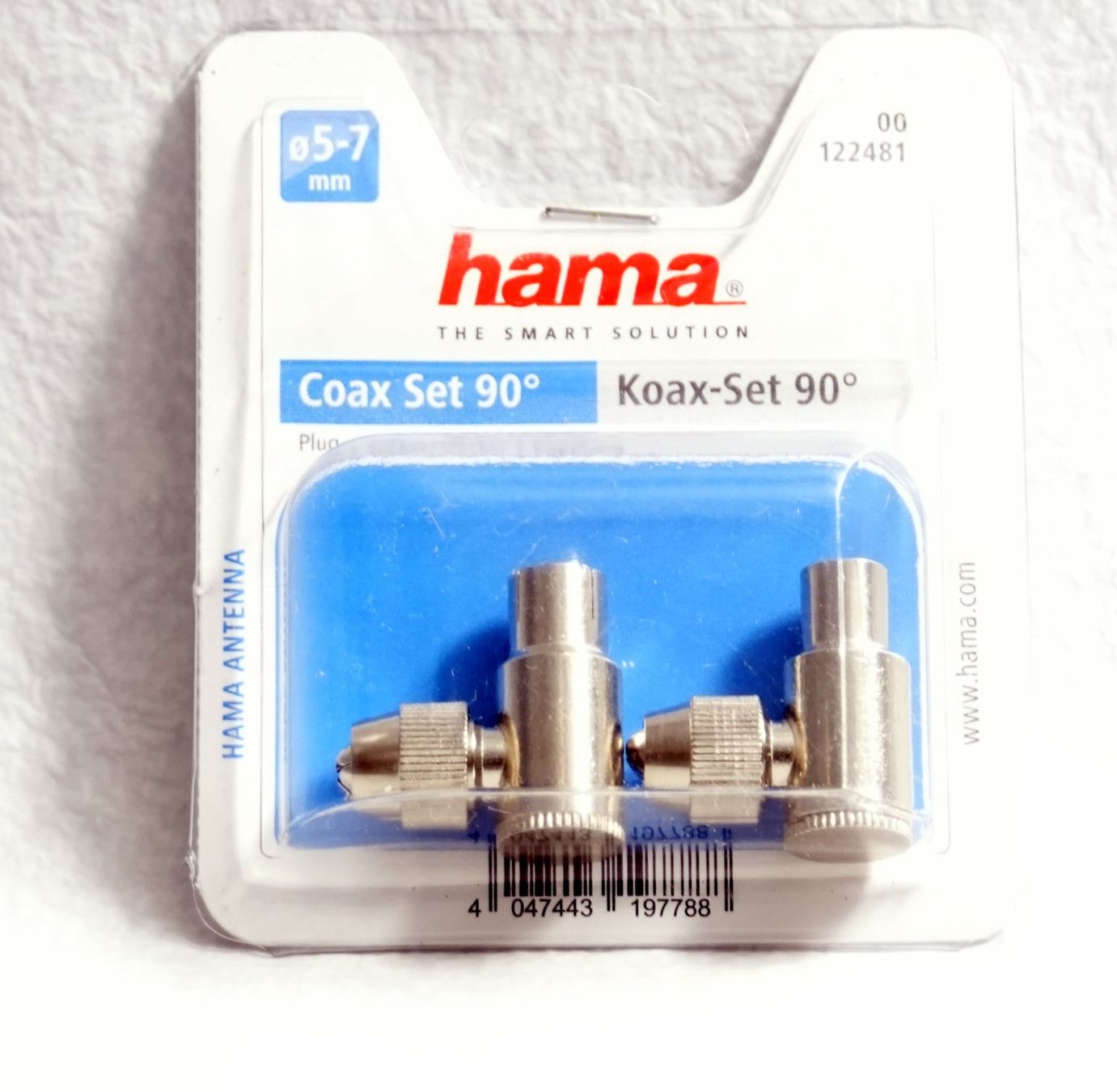 Stecker: HAMA Coax Stecker Set 90° – Neu und originalverpackt aus Winterthur von Sawomiju