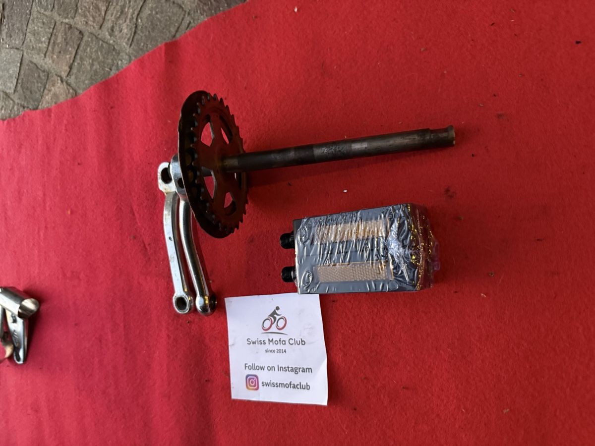 Mofa-Ersatzteile: Kit Pedalen tretachse Pedal axe Mofa Piaggio ciao – Neu (gemäss Beschreibung) aus Comano von brian.diamond 2