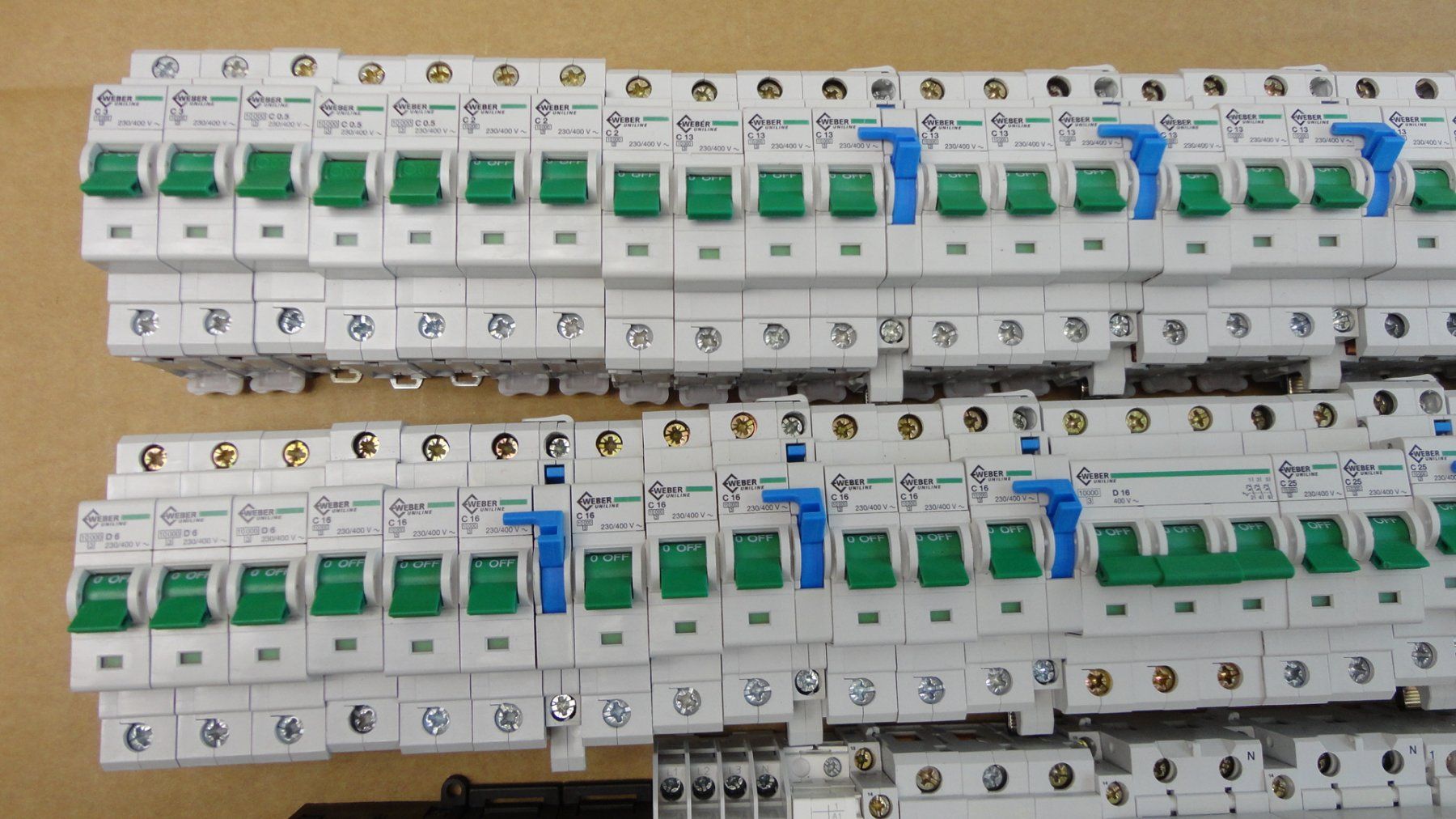 Alimentazione elettrica: FI/LS WEBER UNILINE Leitungsschutzschalter – Usato da Emmen venduto da Dora024 2