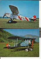 2x AK ca.1975  CH Armee Flugzeuge Verkehrshaus Luzern