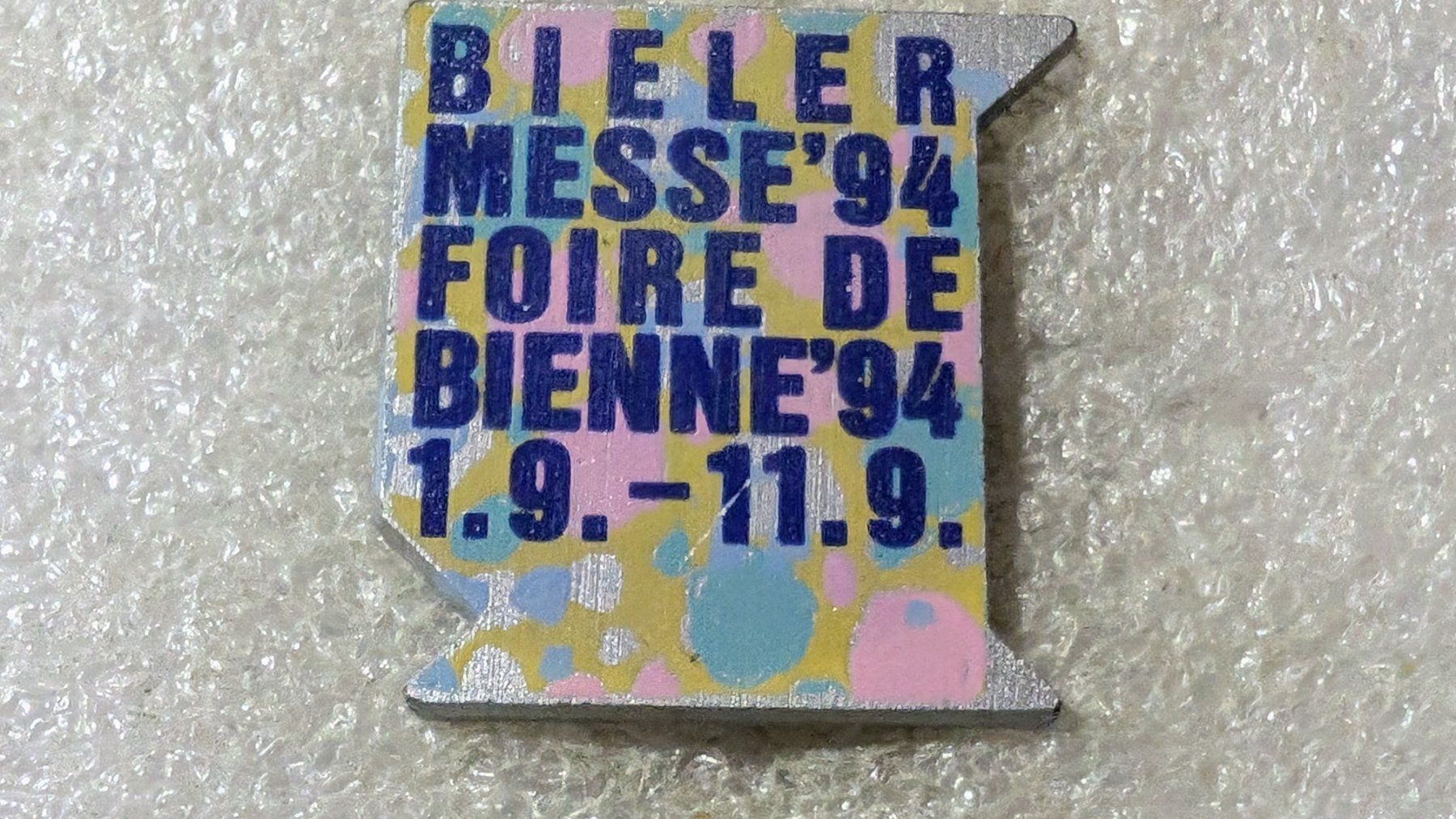 Placchette & Badge: Ansteckpin 166: Bieler Messe – Usato da Oppligen venduto da Pin-Fall-Shop