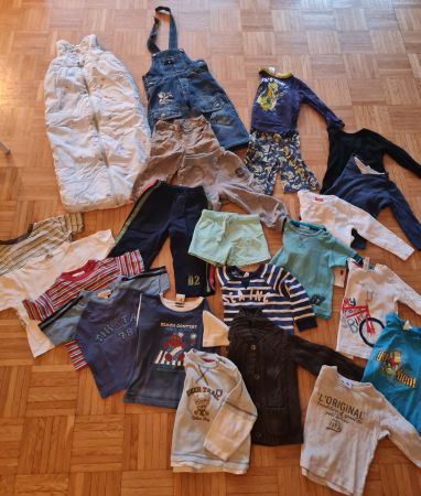 Grosses Kleiderpaket5 in Grösse 92, Schlafsack&vieles mehr