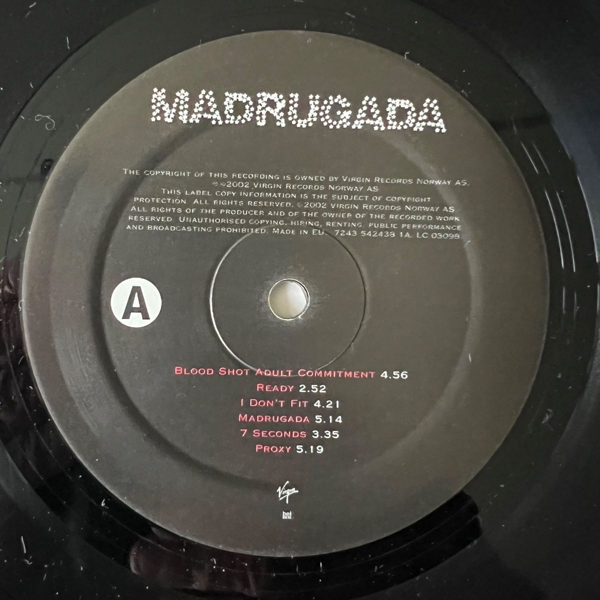 Dischi in vinile: Madrugada - Grit / 1. EU-Press. 2002 - Very nice Copy – Usato da Gais venduto da soundcave57 3