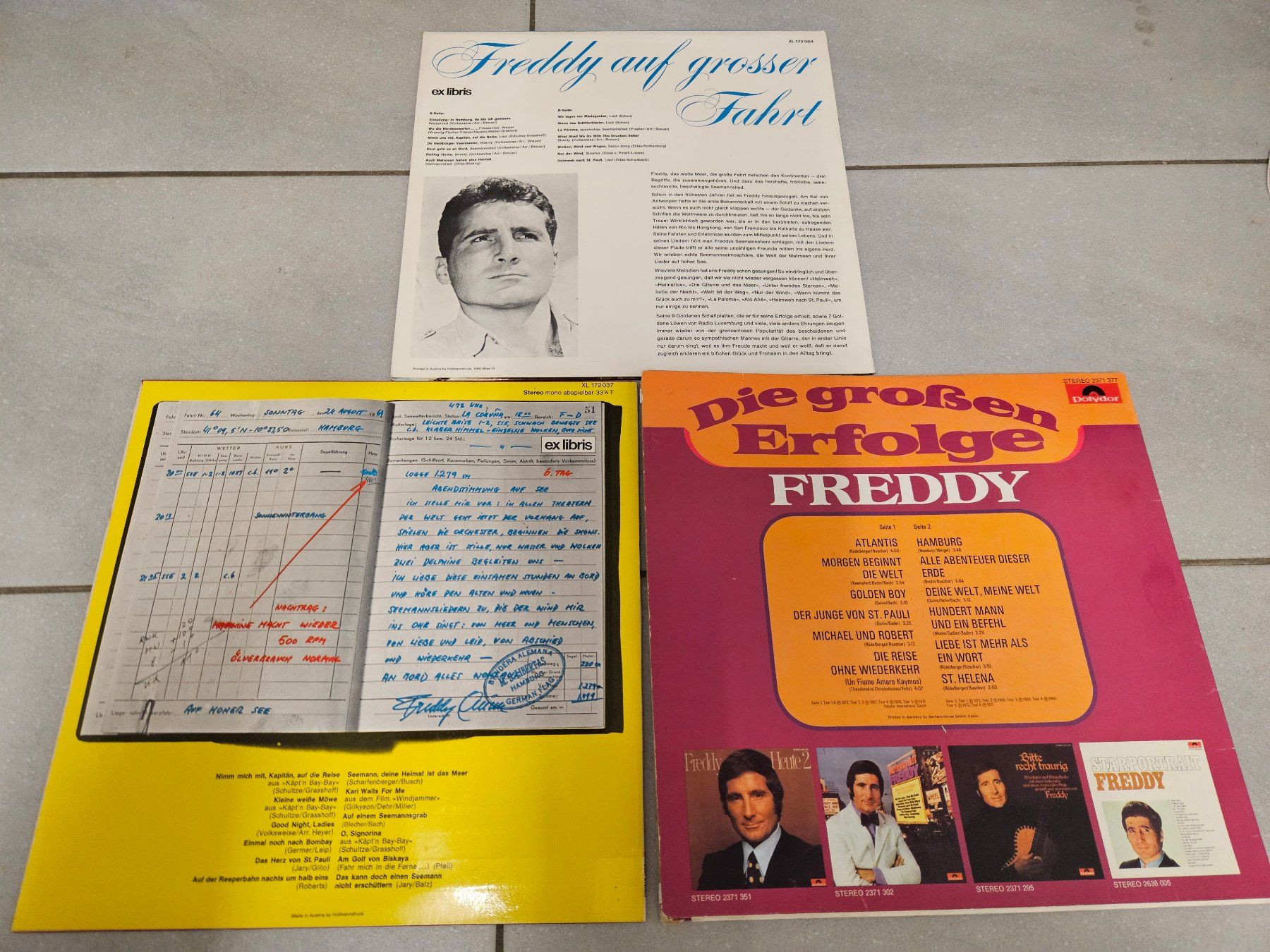 Dischi in vinile: Freddy Quinn Schallplatten - 3 Stück – Usato da Fisibach venduto da sare01 1