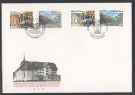 1999, FDC, Gemeinschaftsausgabe CH/Russland (Nr. 983–984) E6