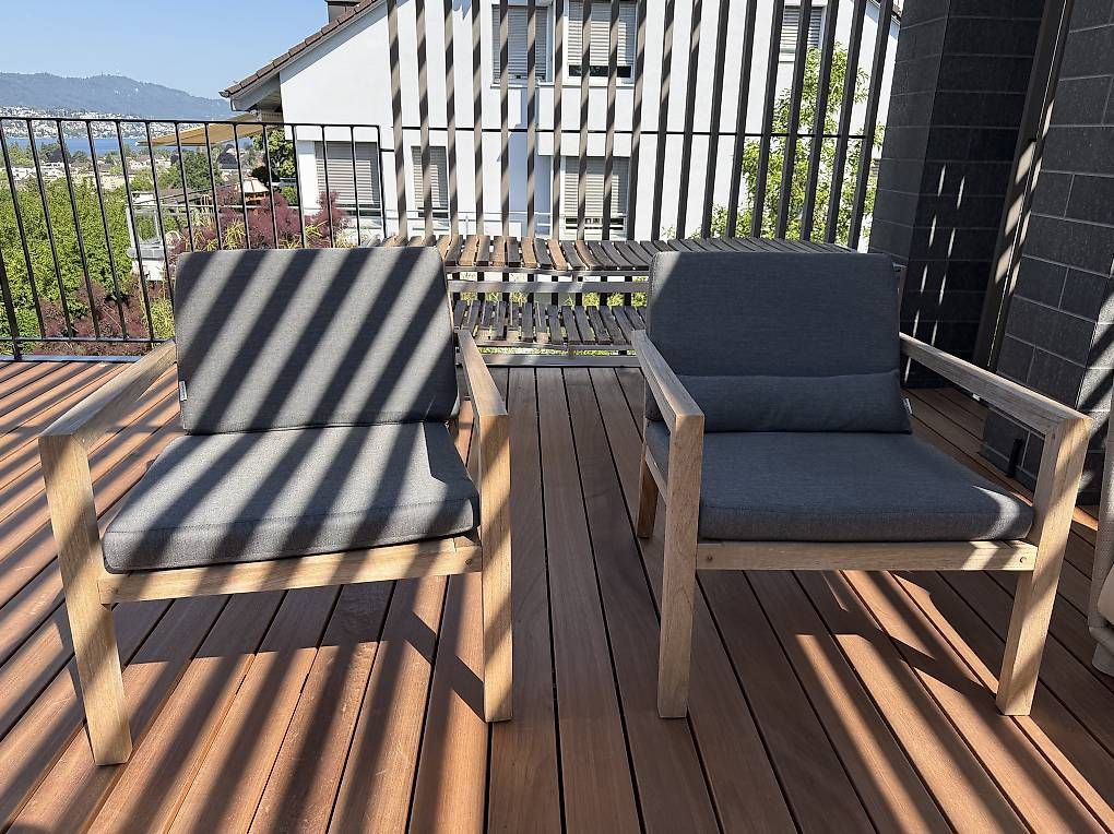 Divani: Schöne Holz Gartenlounge – Usato da Küsnacht ZH venduto da man_t8vq 3