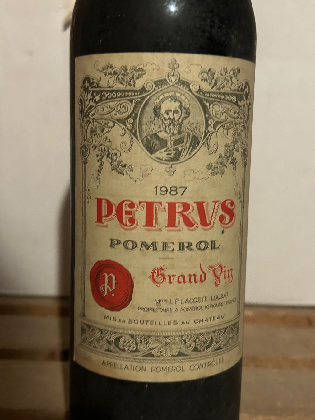 Vino: EXCEPTIONNEL Petrus 1987 Pomerol – Nuovo (secondo la descrizione) da Roche VD venduto da avediscipule 1