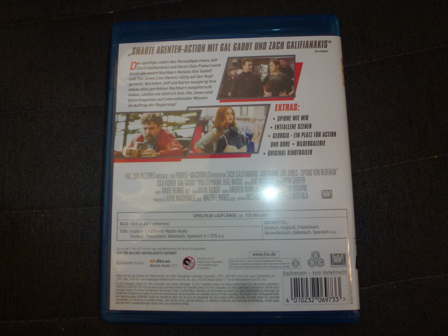Tutti i DVDs: Die Jones - Spione von Nebenan BLU-RAY – Usato da Olten venduto da Disc-Verkauf 2