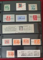 Album Briefmarken Schweiz, mit besonderen Stempel usw.