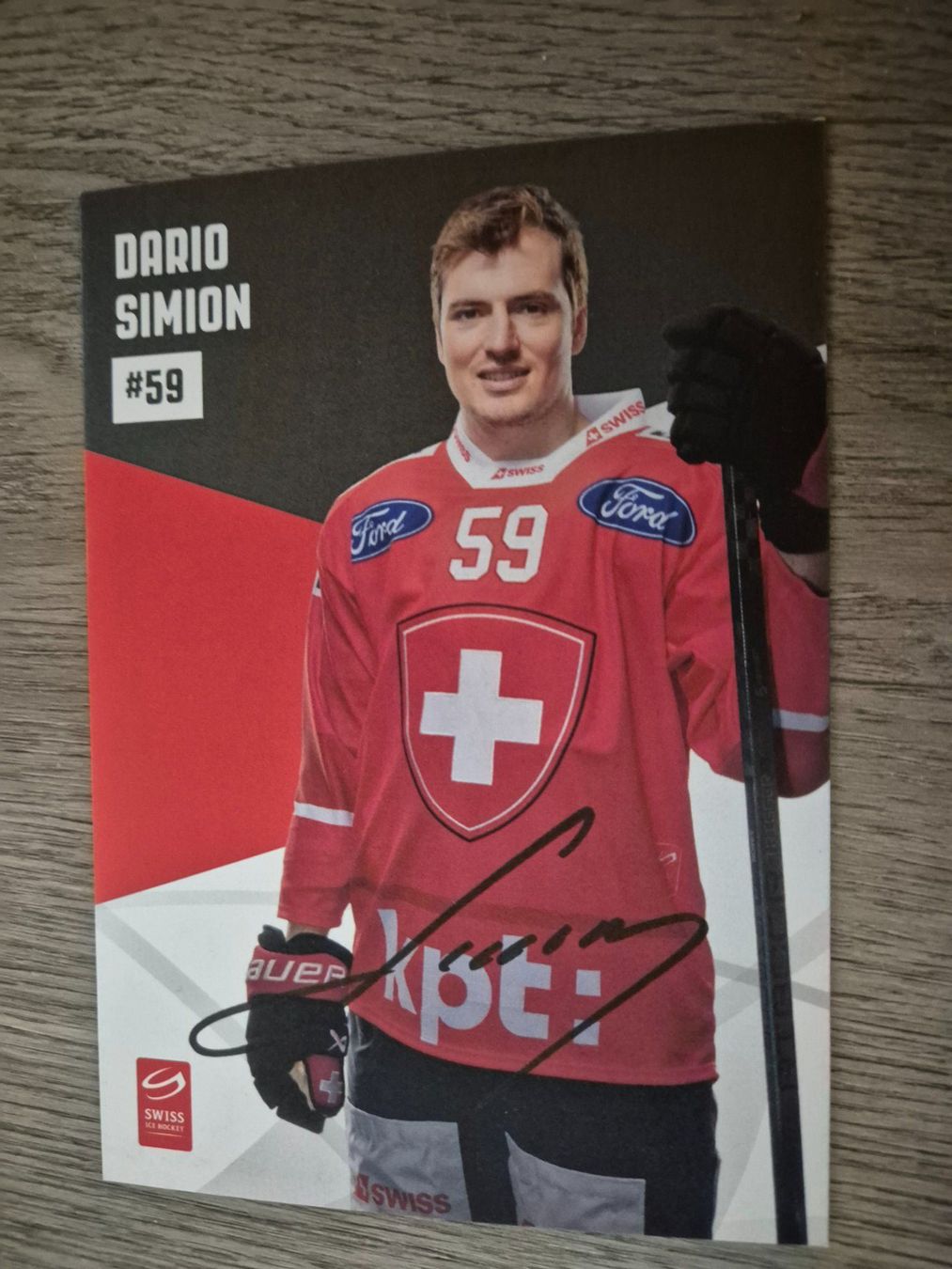 Autographes: Autogrammkarte Dario Simion Originalunterschrift – Neuf (Voir description) à Eglisau par nicij79