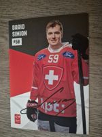 Autogrammkarte Dario Simion Originalunterschrift