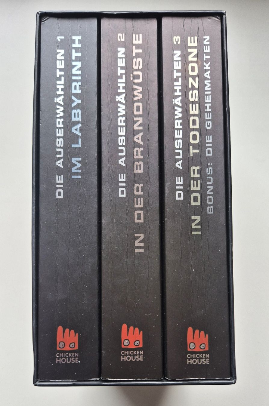 Bücher: MAZE RUNNER  ⚫  TRILOGIE  TRILOGY    im Schuber – Gebraucht aus Niederweningen von Obson