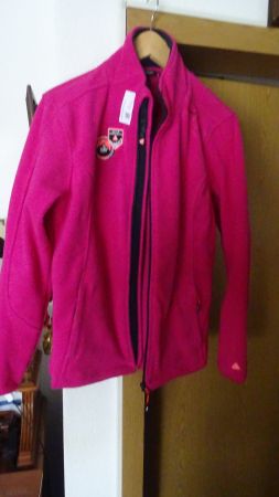 NEUE  JACKE FAZERFELZ  PINK GR L.-  MIT ETIKETE