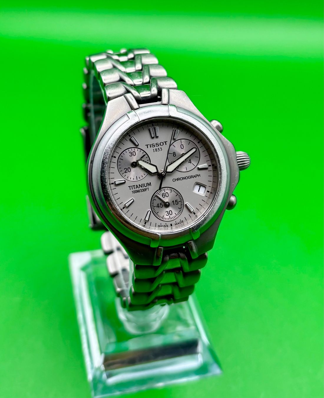 Tissot Orologi: TISSOT 1853 CHRONOGRAPHEN TITANIUM 100M/330FT – Usato da Rorschach venduto da ZeitWerk.10