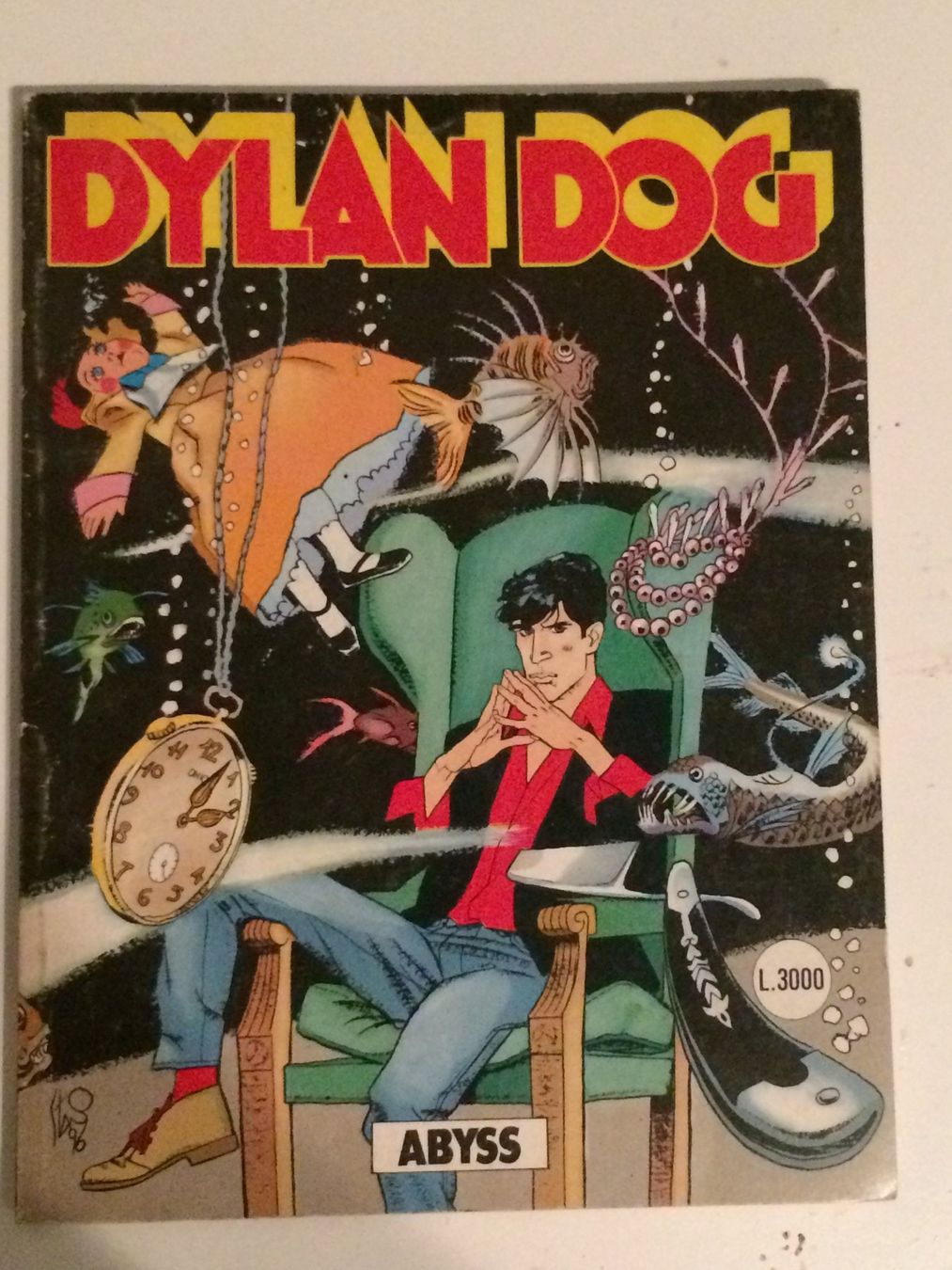 Fumetti: DYLAN DOG  # 120 ABYSS Sergio Bonelli‪ 1996 – Usato da Vezia venduto da Aquarius_Age