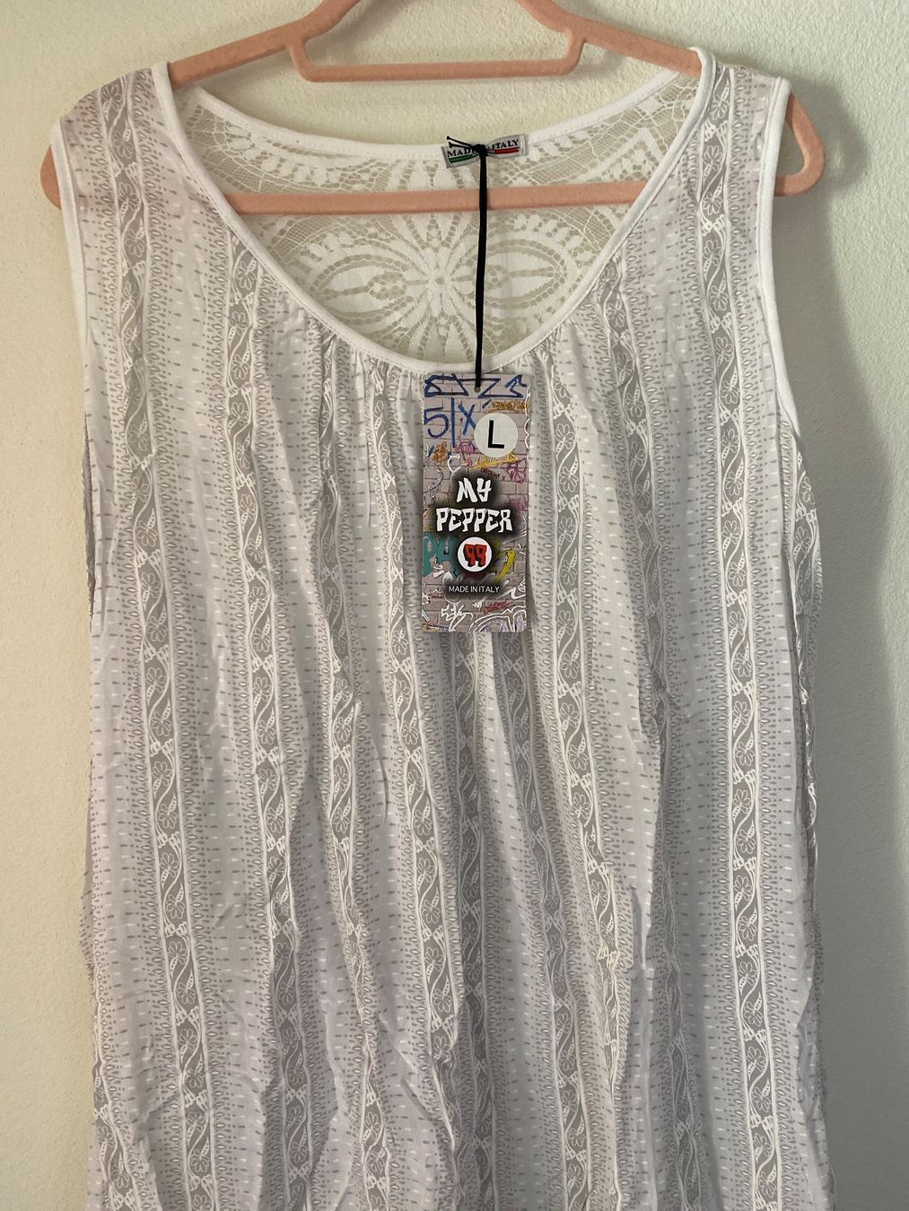 Vestiti: DAMEN SOMMERKLEID,WEISS-HELLGRAU – Nuovo e nell'imballaggio originale da Meienried venduto da ManuelaBoutique 2