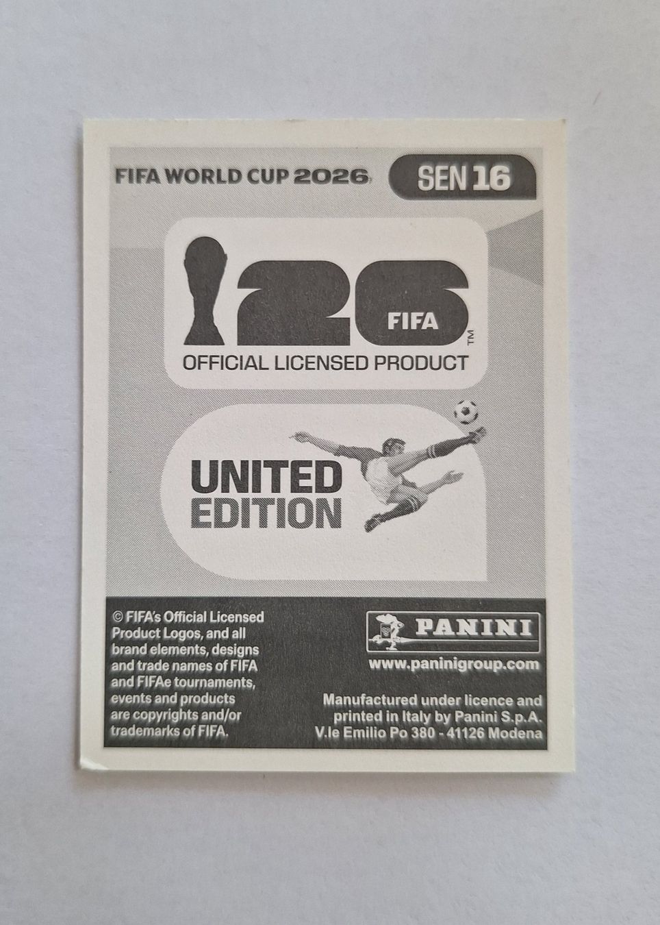 Panini Carte collezionabili: Panini Ismaïla Sarr SEN 16 – Nuovo (secondo la descrizione) da Romanens venduto da Crocette 1