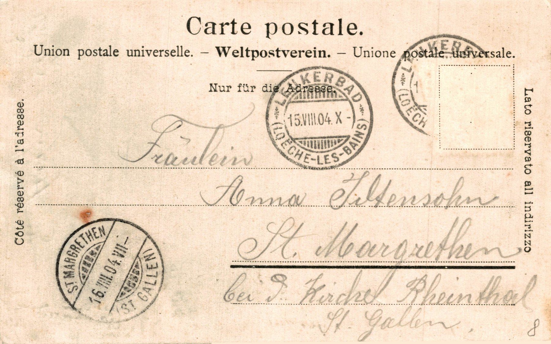 Cartes postales: Loèche-les-Bains – D'occasion à Bronschhofen par Astore 1