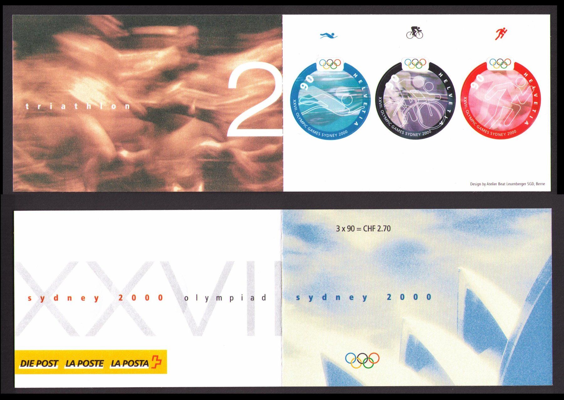 Tutti i francobolli: 2000 Schweiz_Markenheft_OLYMPIADE 2000 in Sydney ! ** – Nuovo (secondo la descrizione) da Marthalen venduto da Ch_quality