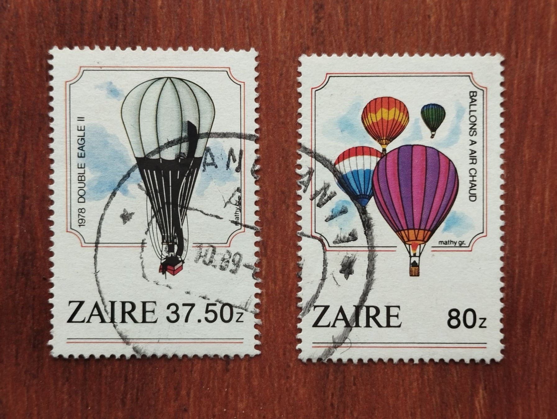 Alle Briefmarken: Congo (Zaire) - Luftballone – Gebraucht aus Villars-sur-Glâne von MiguelDelgado