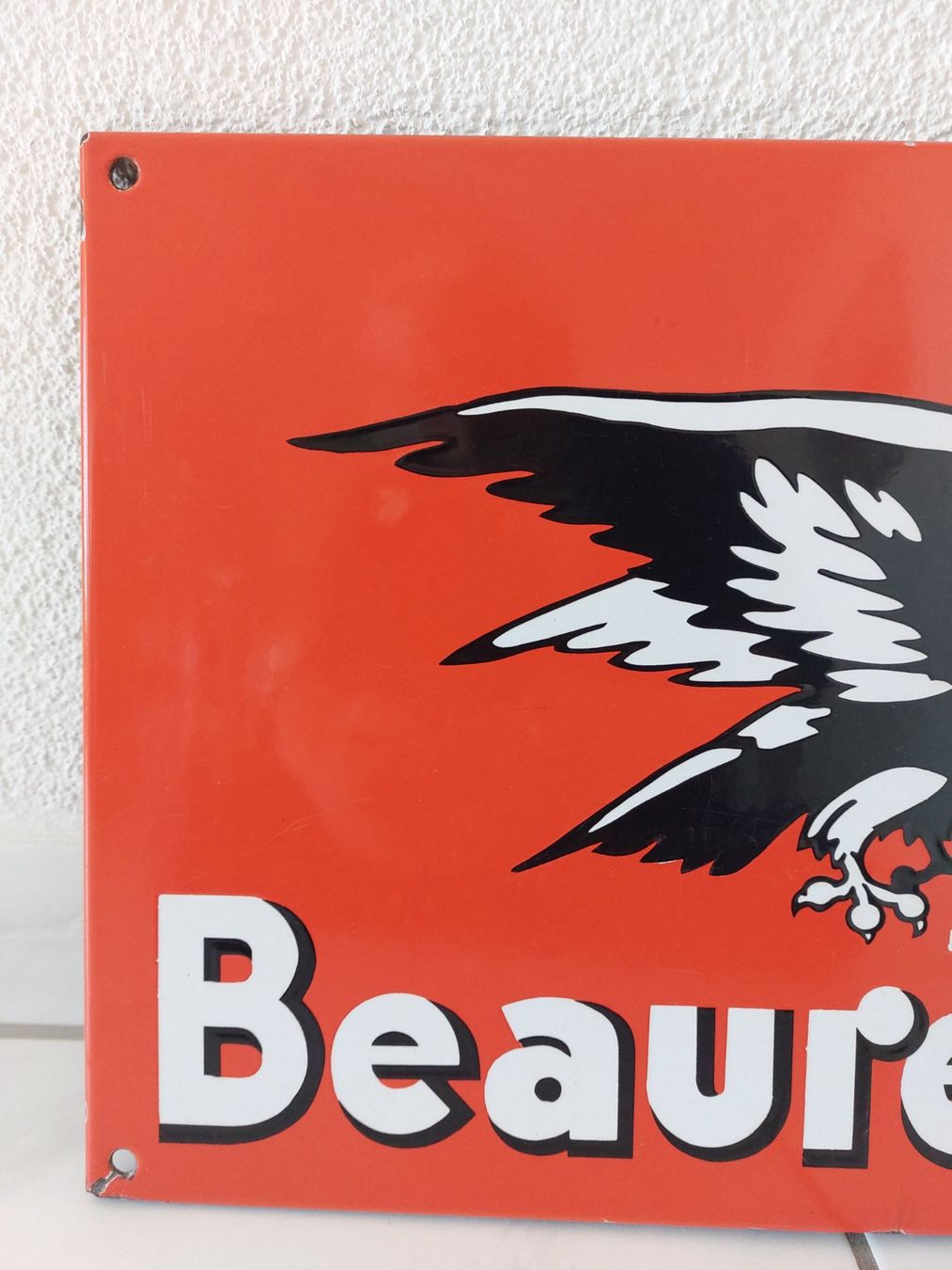 Cardinal Insegne: Emailschild Beauregard Bier Plaque émaillée – Usato da Schenkon venduto da TG10 1