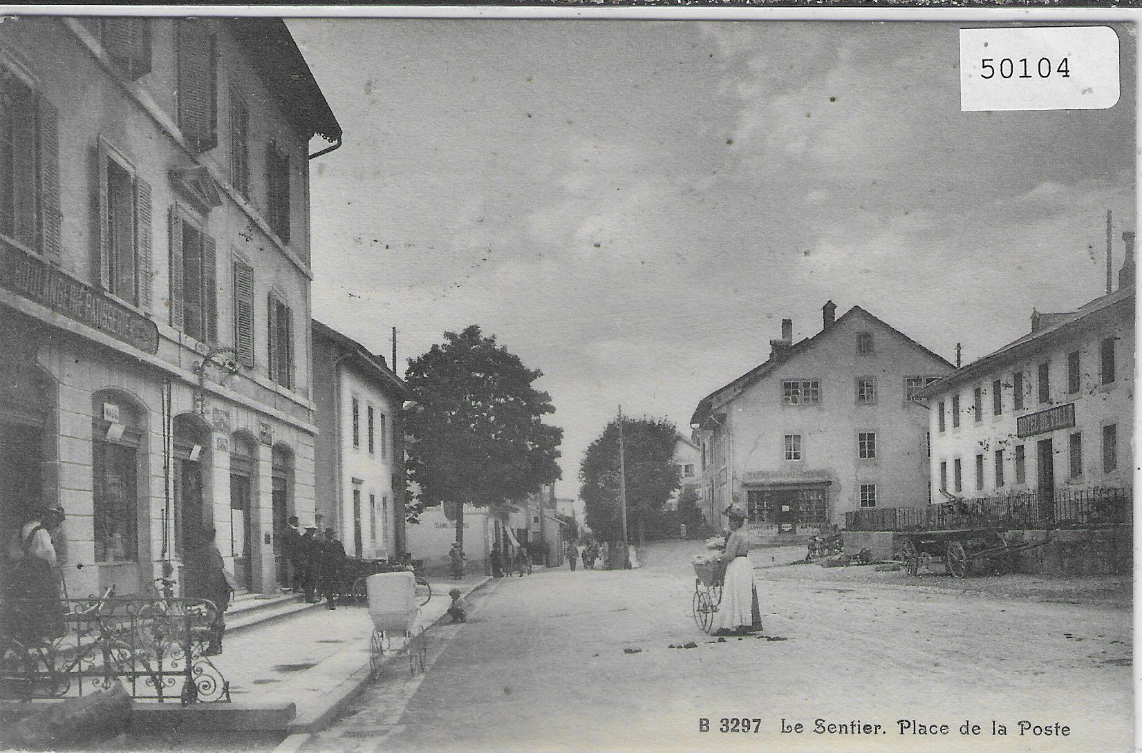Cartoline postali: Le Sentier - Place de la Poste – Usato da Ettingen venduto da Kartenplanet