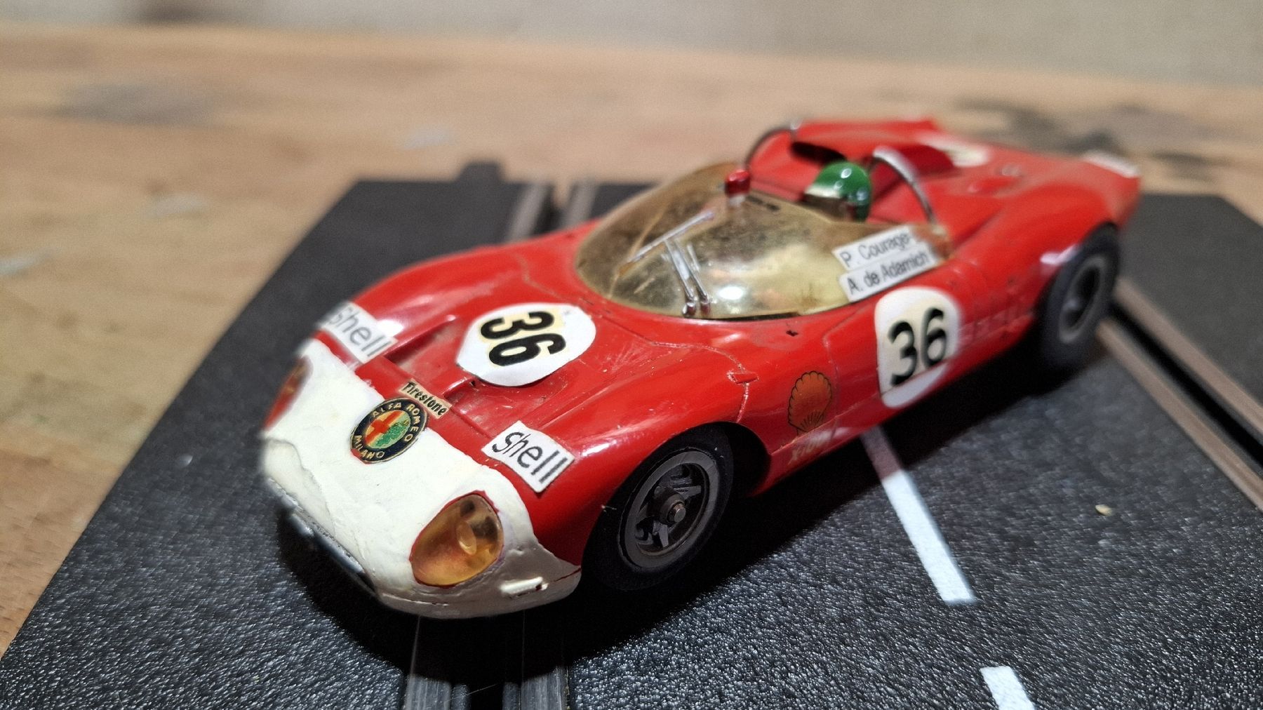 Modellini d'auto: Slotcar Alfa Romeo – Difettoso da Flaach venduto da Gommi81