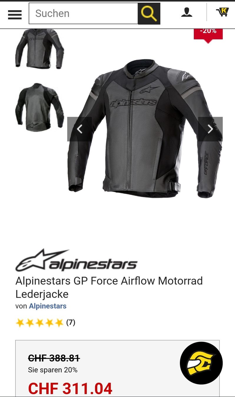 Alpinestars Lotti di vestiti: Alpinestars Motorradkombi Grösse 52 – Nuovo (secondo la descrizione) da Grenchen venduto da bue_6rzz