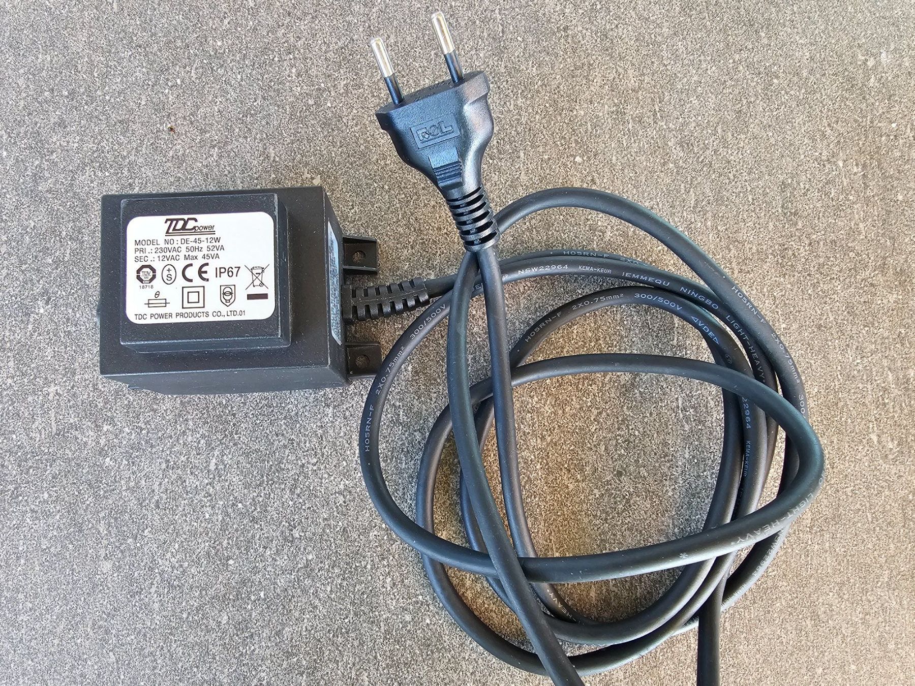 Alimentazione elettrica: Schego Transformator (12V, 45VA – Usato da Zürich venduto da ROC_61