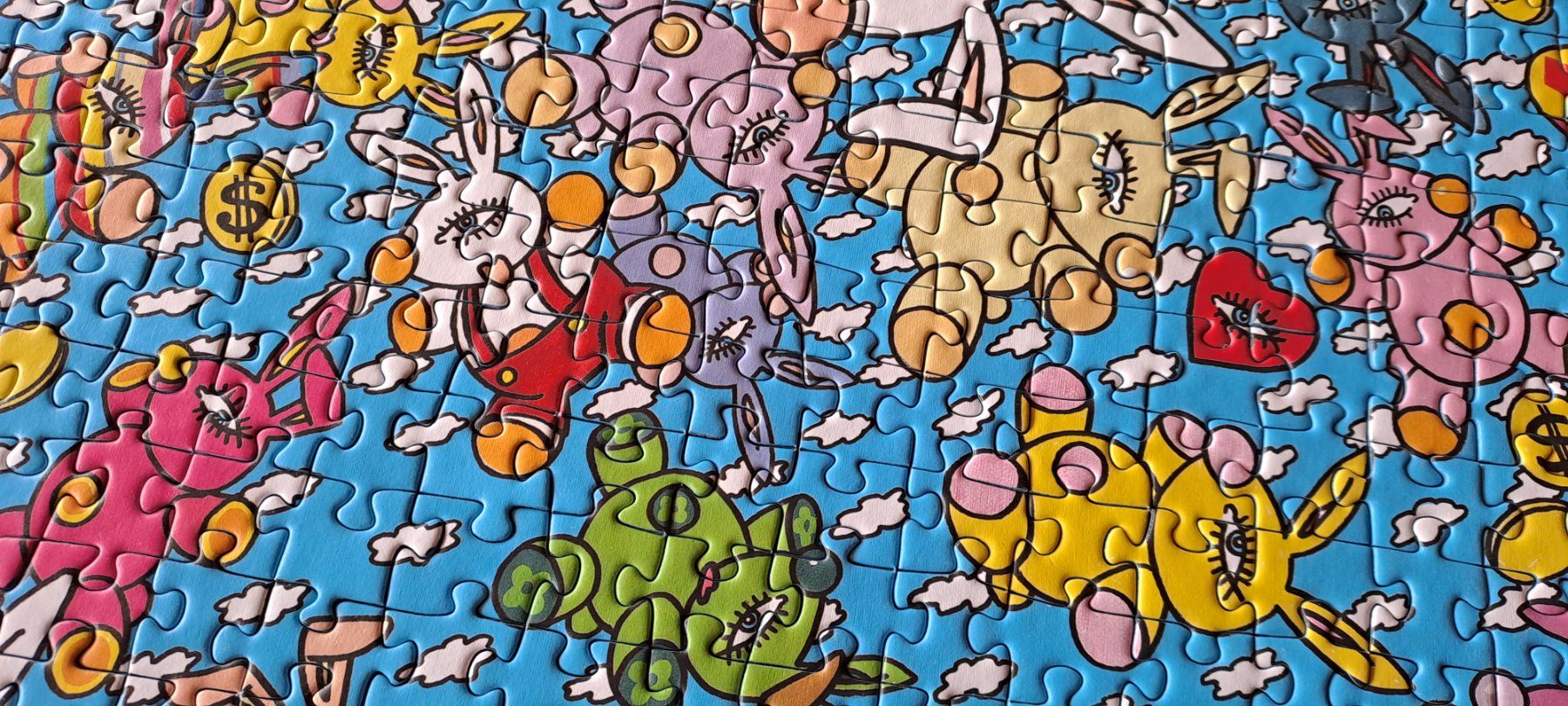 Ravensburger Puzzle: 1008 Teile MAGIC BUNNYS Ravensburger Challenge von 2024 – Usato da Zell ZH venduto da fossilchen 3