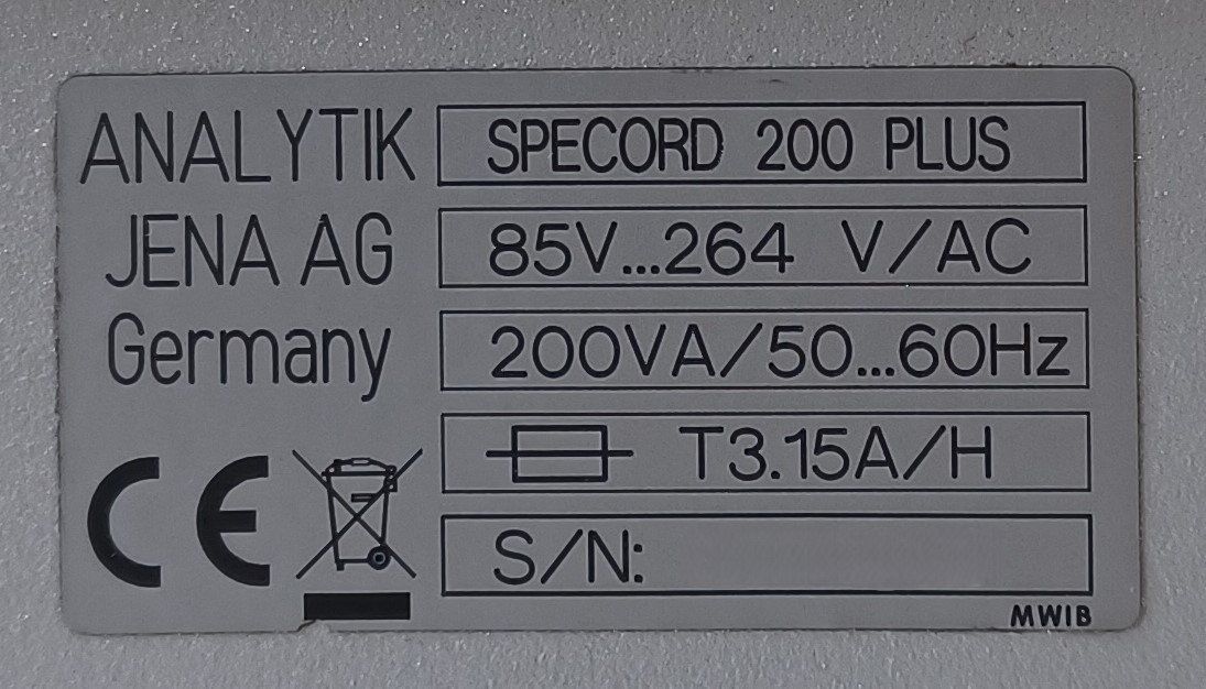 Accessori da laboratorio: Analytik Jena Specord 200 Plus Spectrophotometer – Difettoso da Niederdorf venduto da LeptonAG_Labor 9